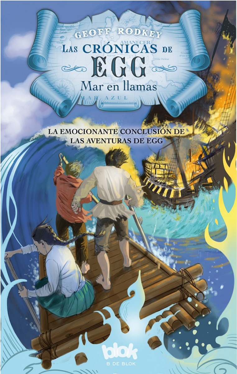 Mar en llamas
