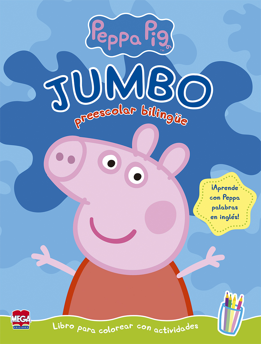 Jumbo preescolar bilingüe Peppa Pig