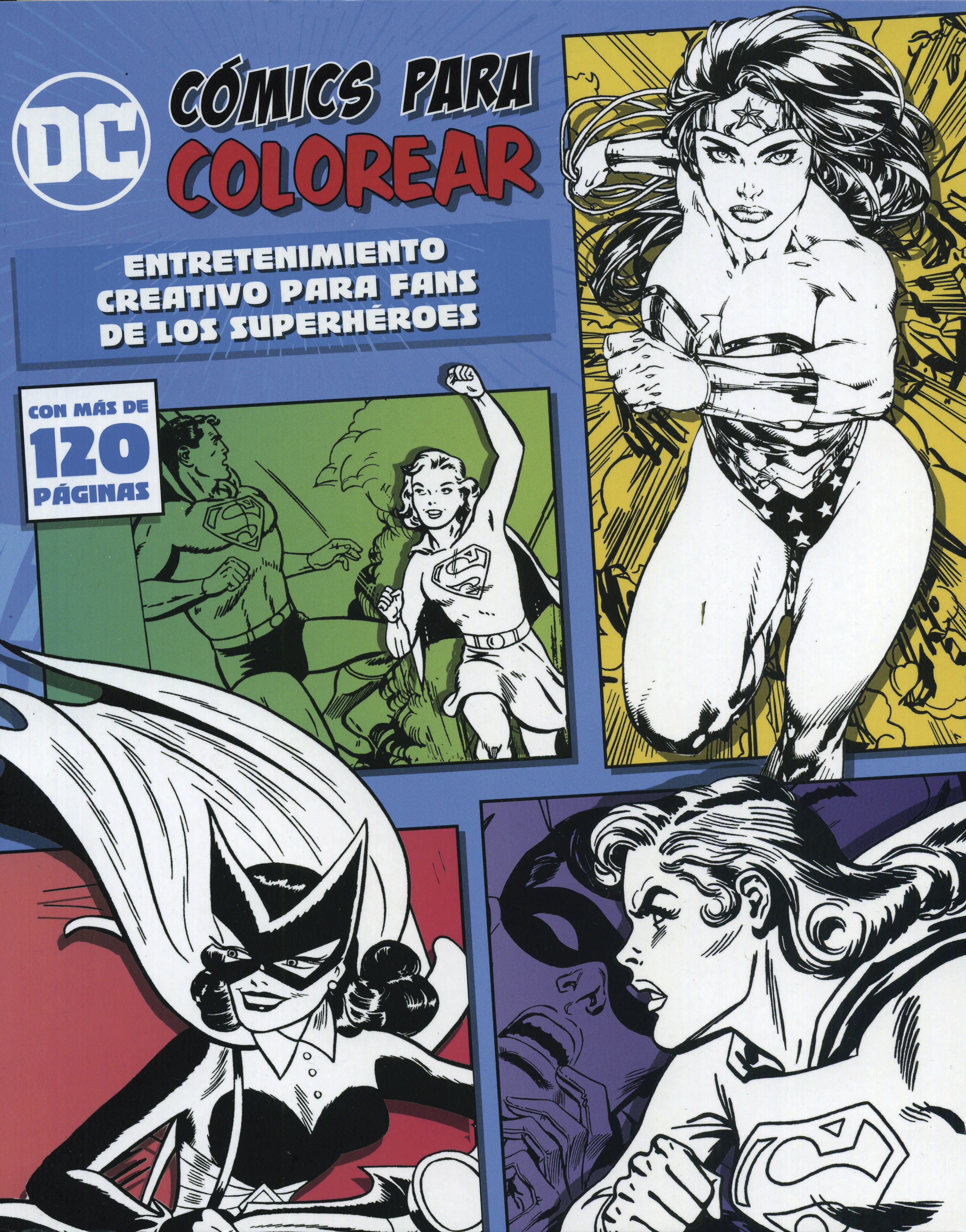 Dc Comics Para Colorear: Mujer Maravilla Y Bati Chica