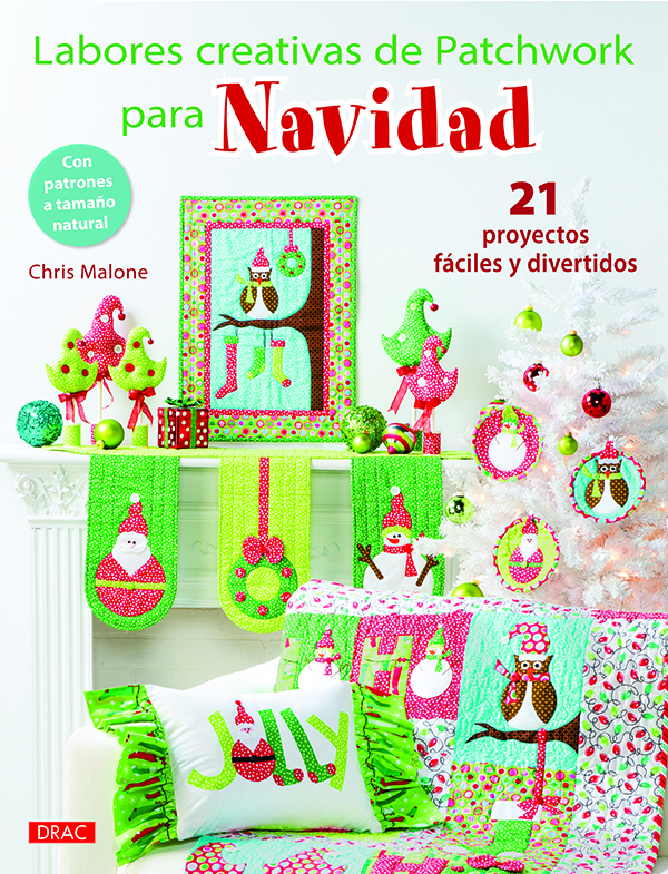 Labores creativas de patchwork para navidad