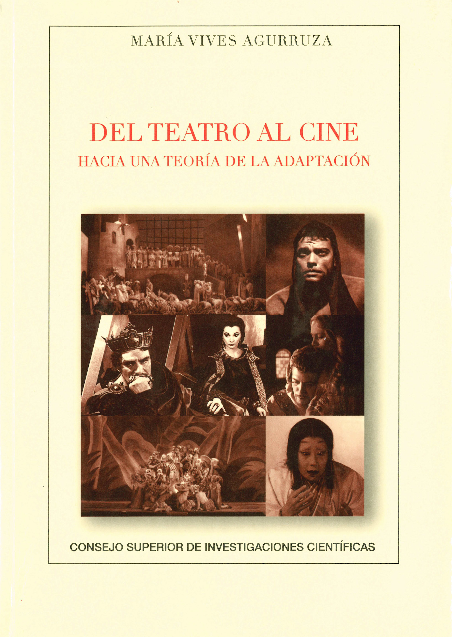 Del teatro al cine: hacia una teoría de la adaptación