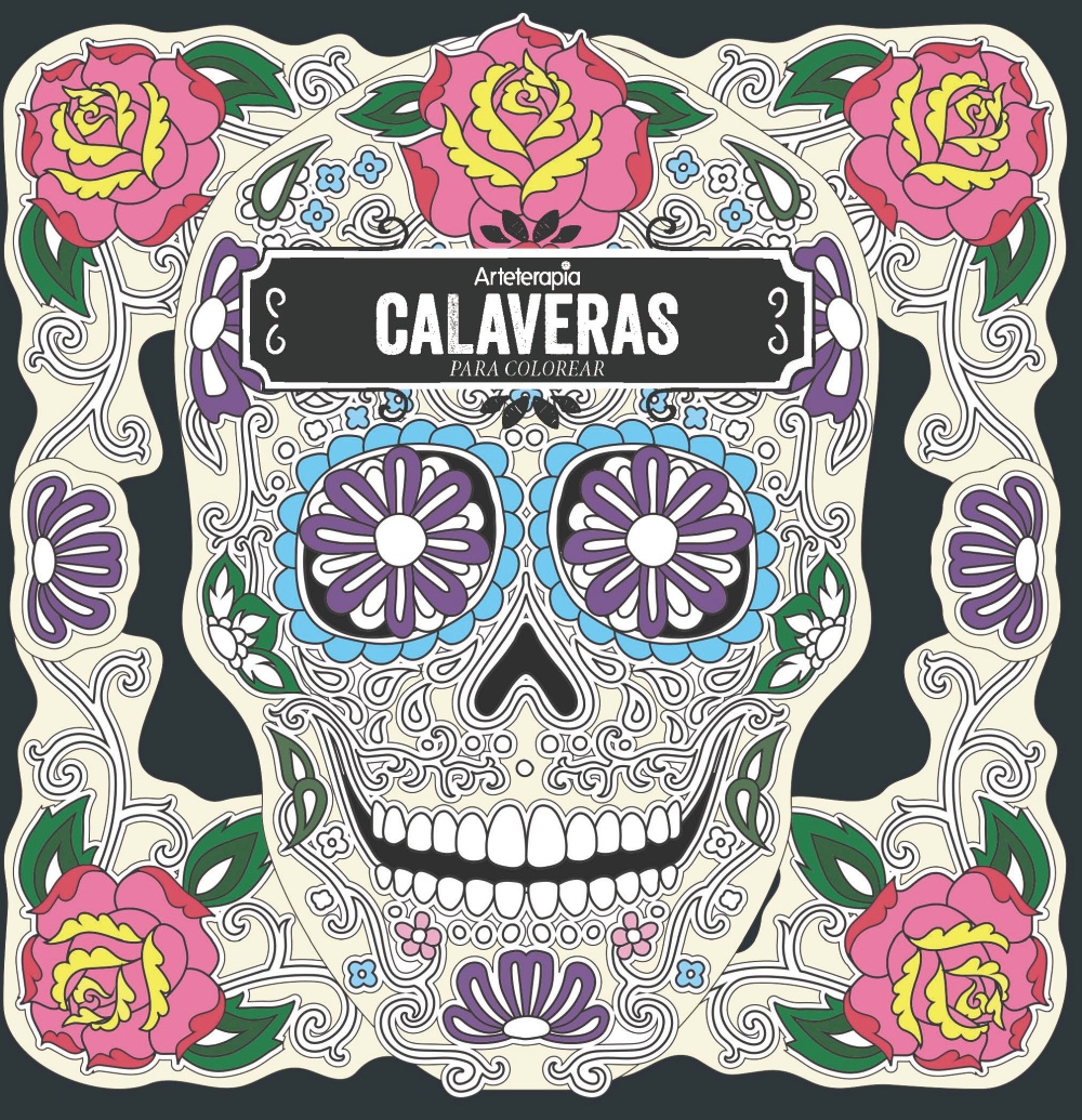 Arteterapia. Calaveras para colorear