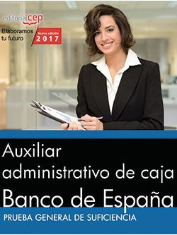 Auxiliar administrativo de caja. Banco de España. Prueba general de suficiencia