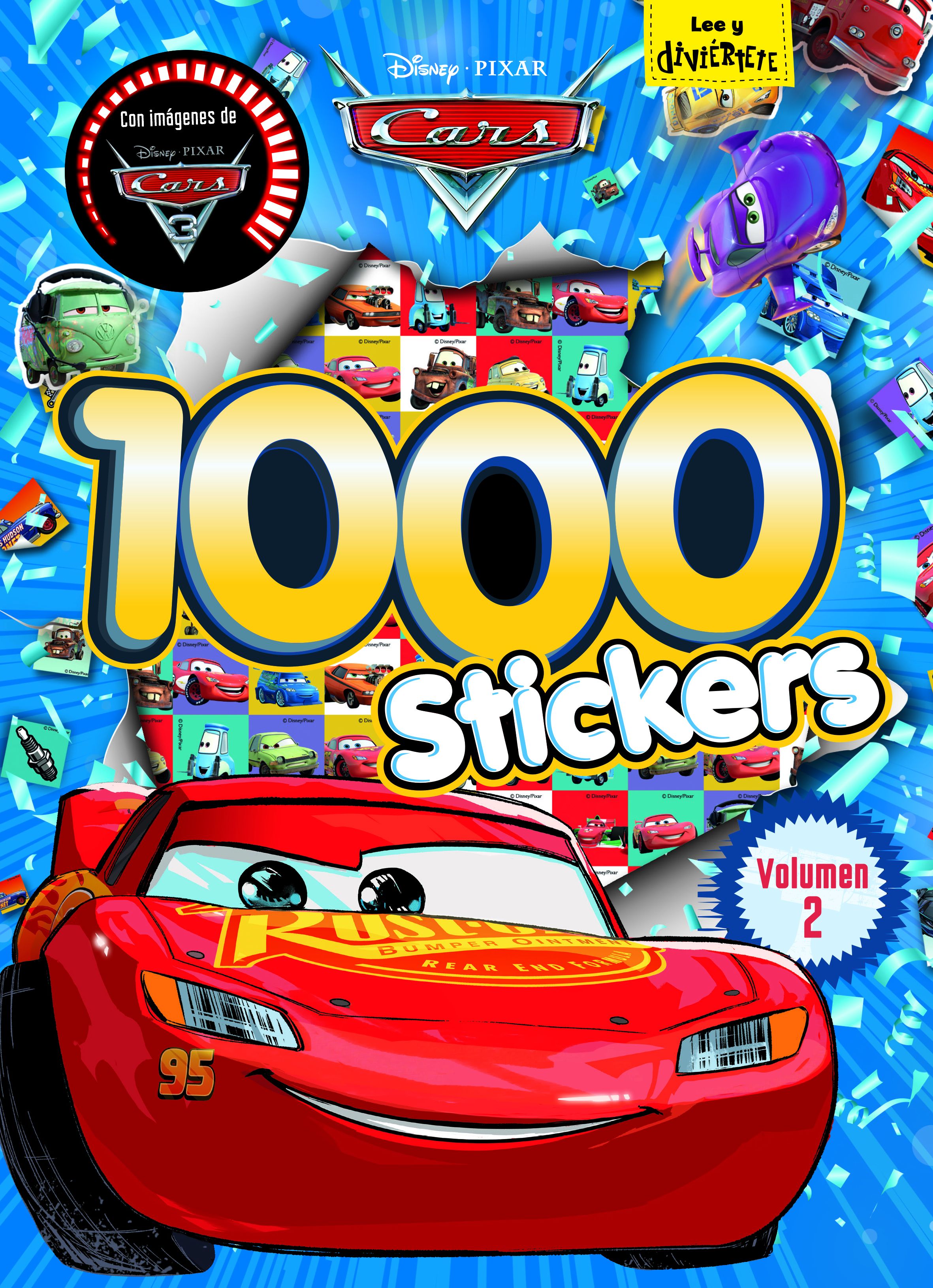 Cars. 1000 stickers. Volumen 2