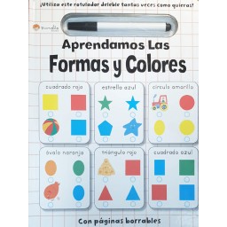Aprendamos formas colores. Borrar Y Escribir. Edic. ilustrado (Español)