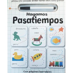 Hagamos Pasatiempos. Borrar Y Escribir. Edic. ilustrado (Español)