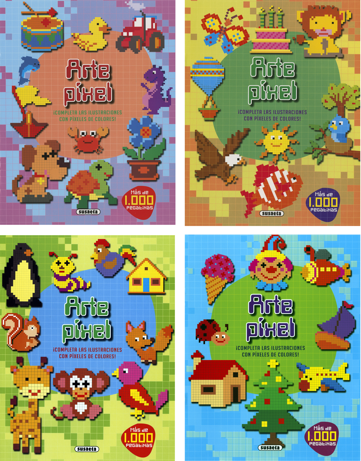 Arte píxel (4 títulos)