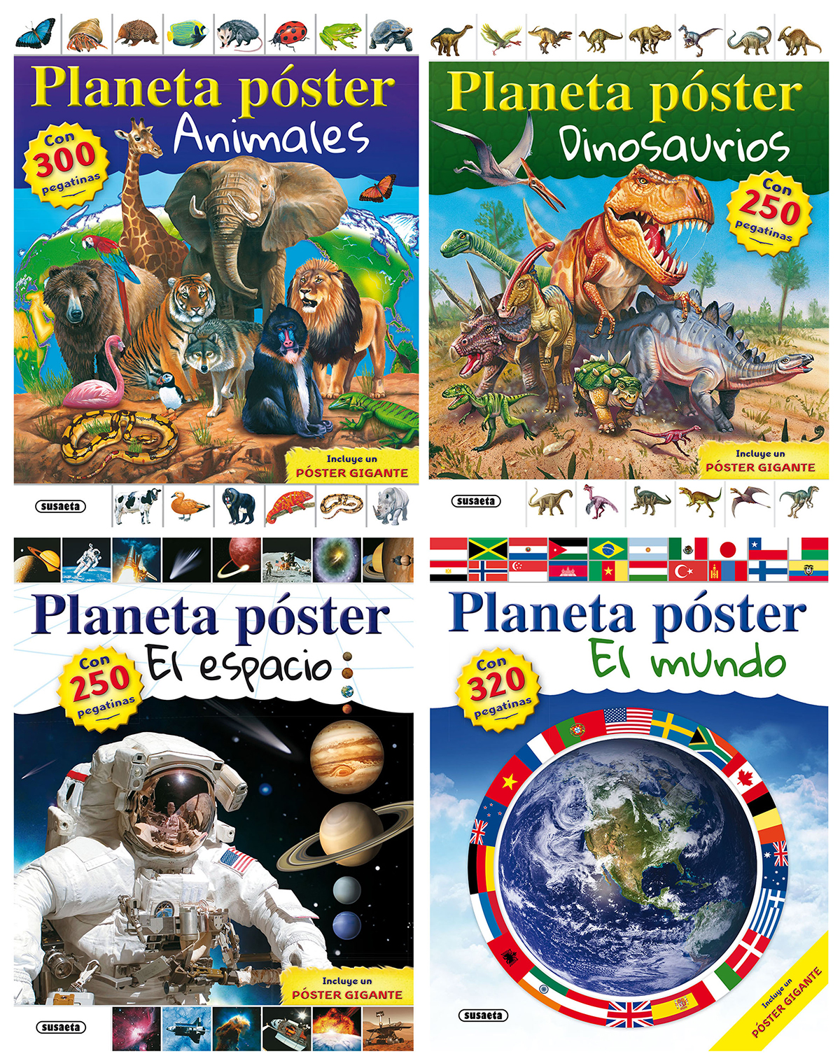 Planeta póster (4 títulos)