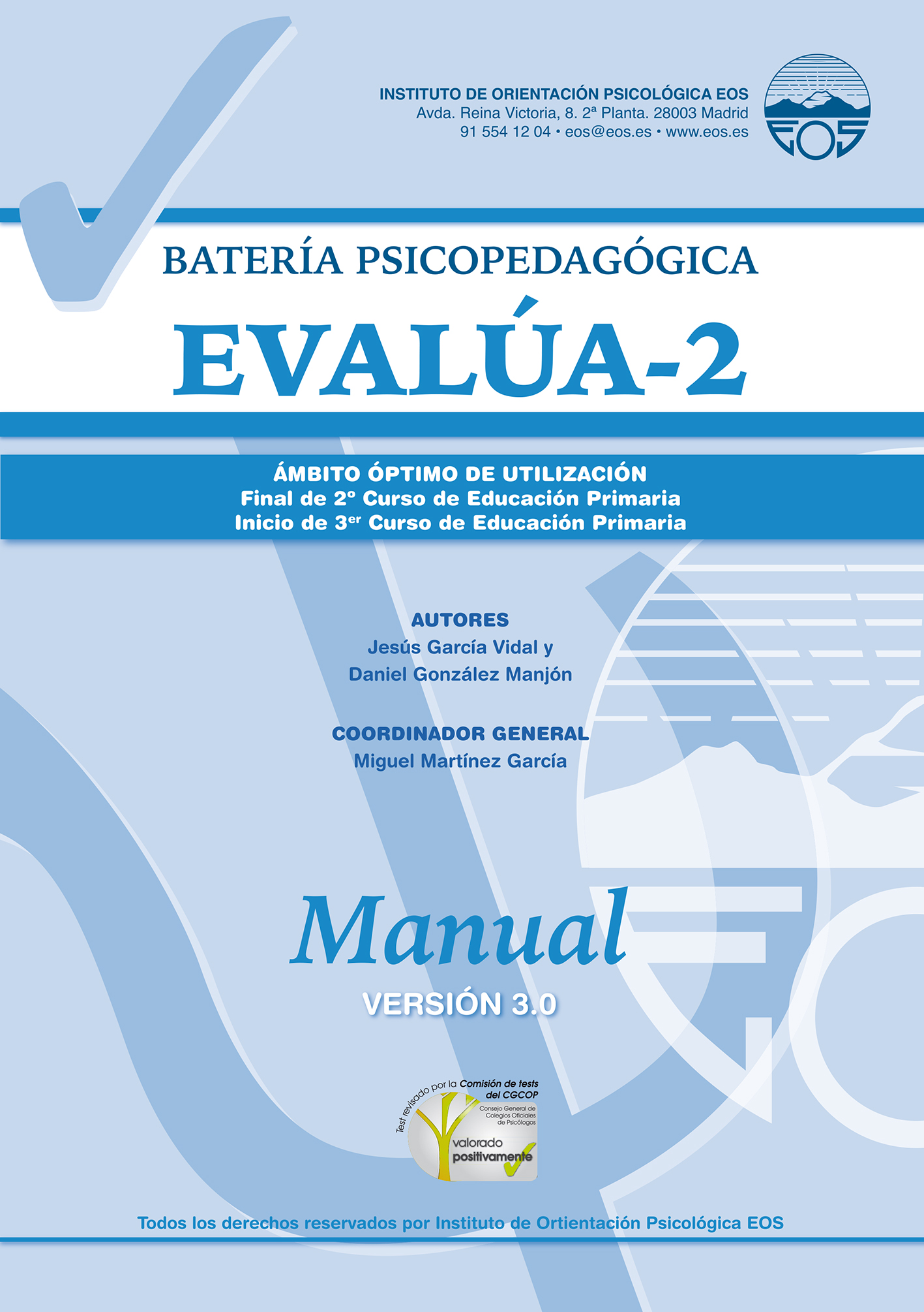 Manual EVALÚA 2. Versión 3.0