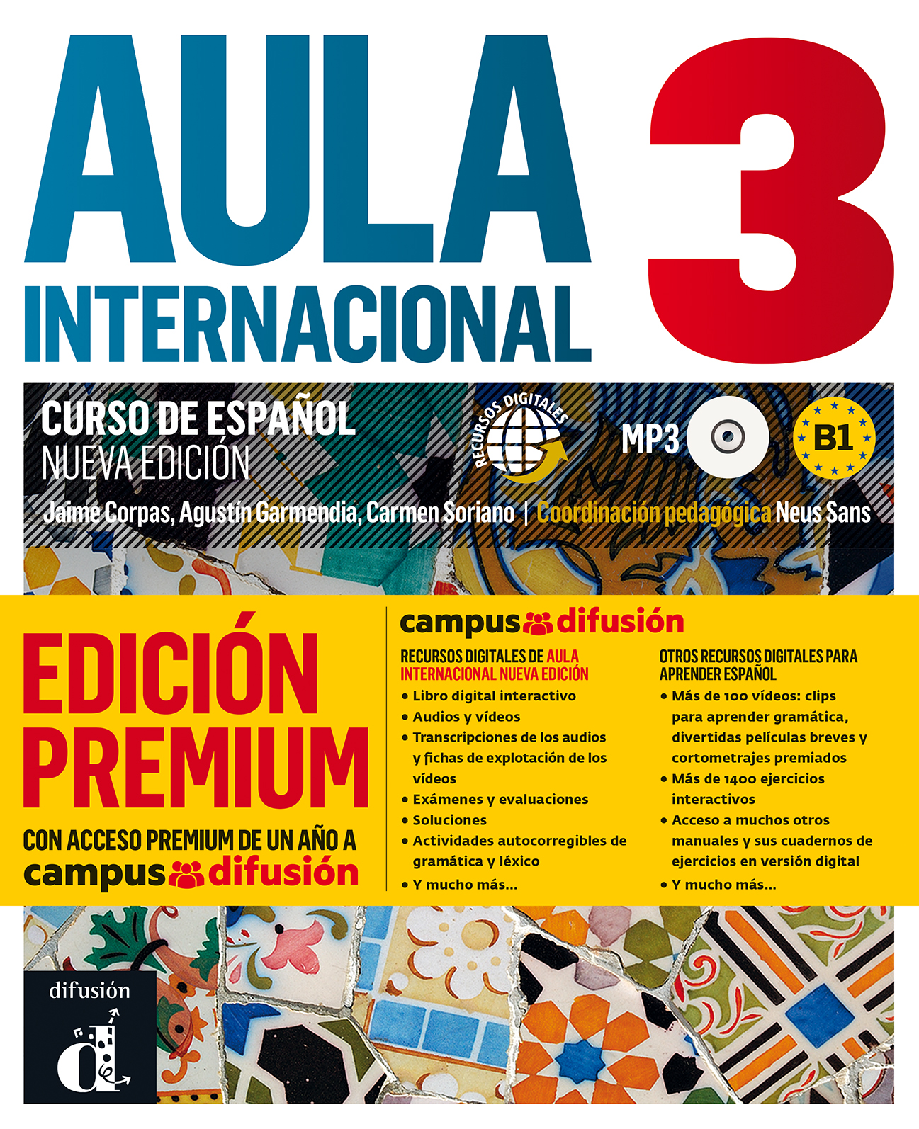 Aula Internacional Nueva Edición 3 Premium libro del alumno + CD