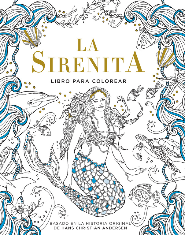 La sirenita. Libro para colorear