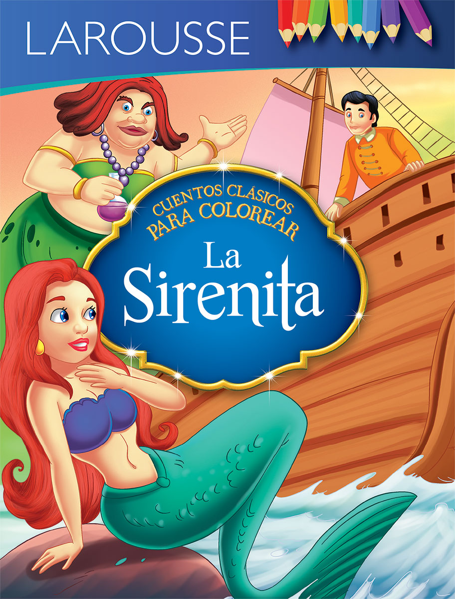 Cuentos para colorear. La sirenita