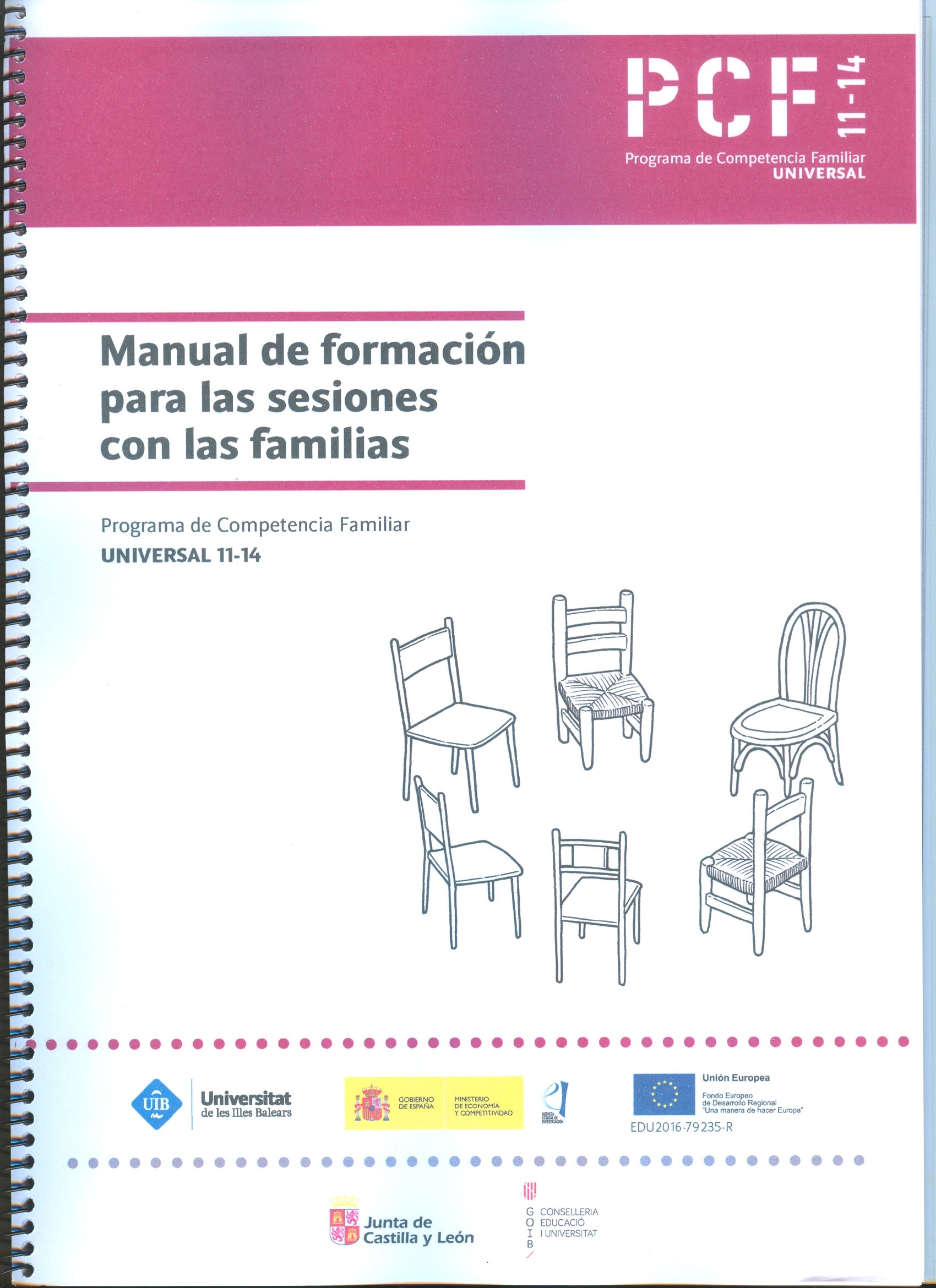 Manual de formación para las sesiones con las familias