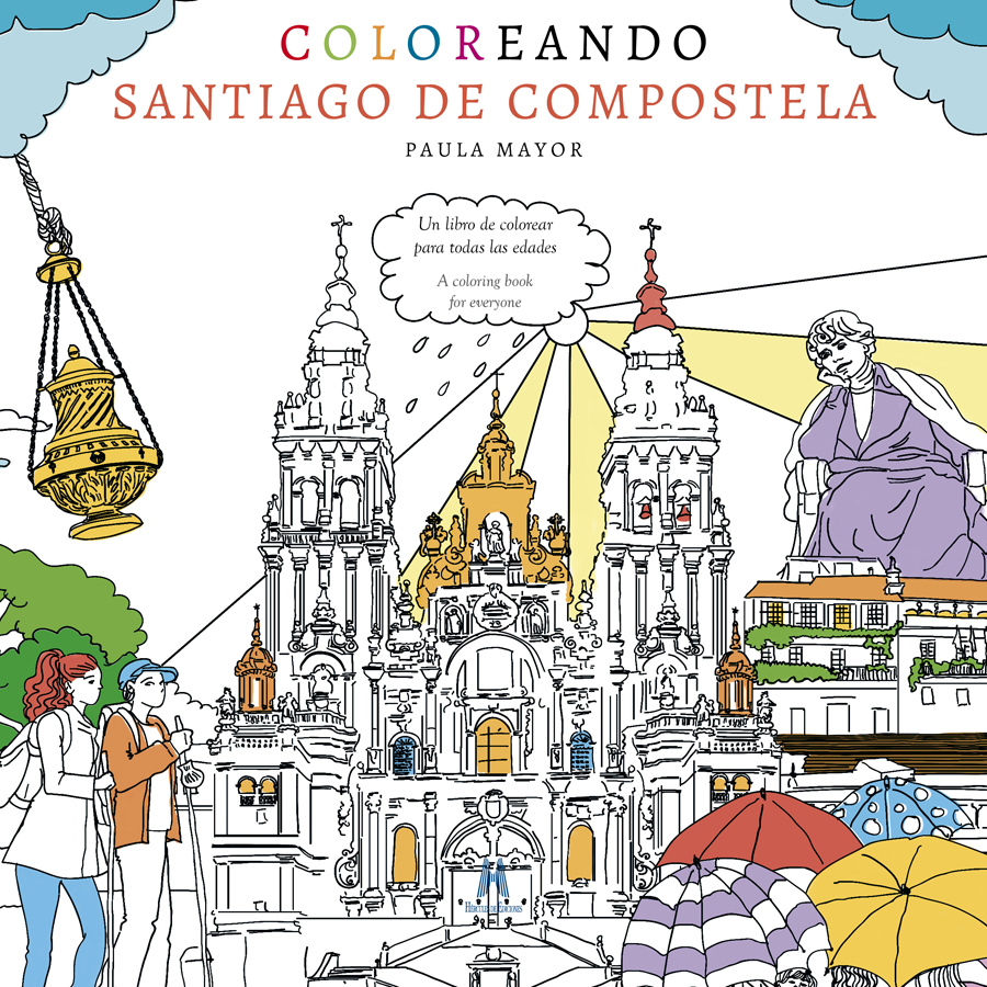 Coloreando Santiago de Compostela