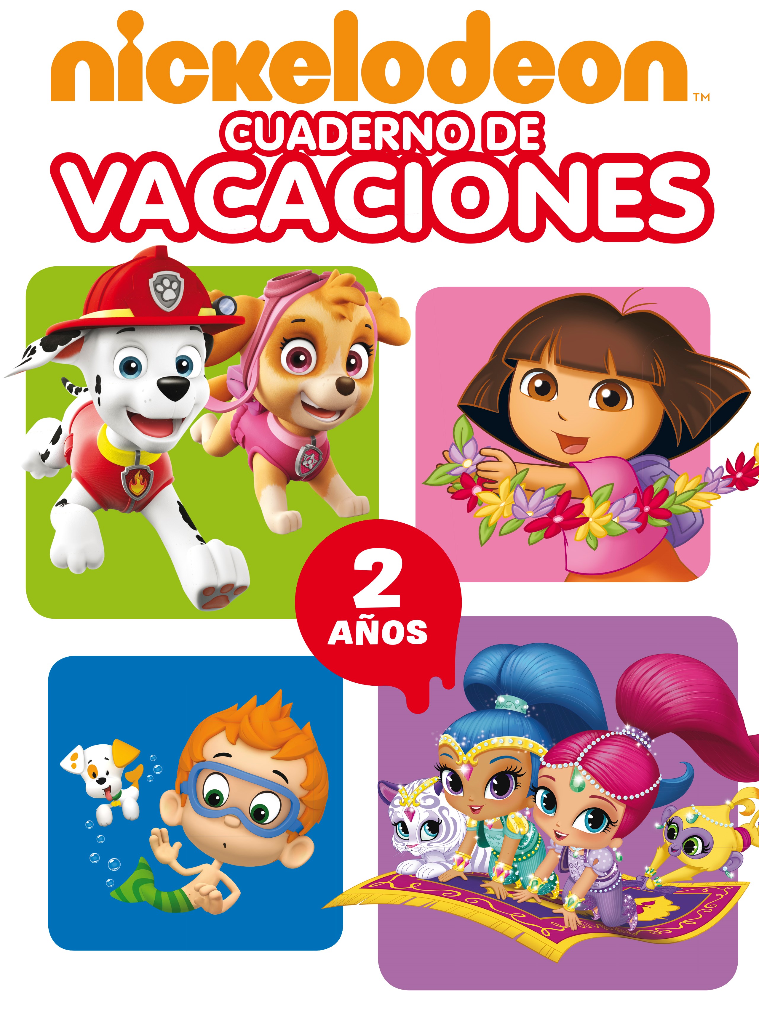 Nickelodeon. Cuaderno de vacaciones - 2 años