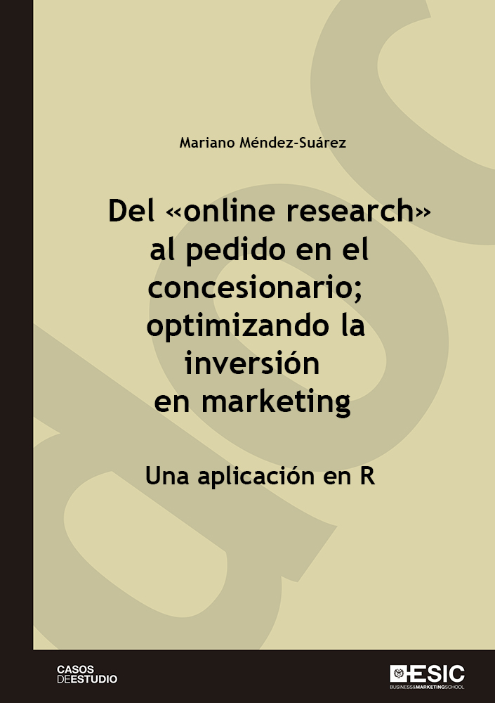 Del "online reseach" al pedido en el concesionario; optimizando la inversión en marketing