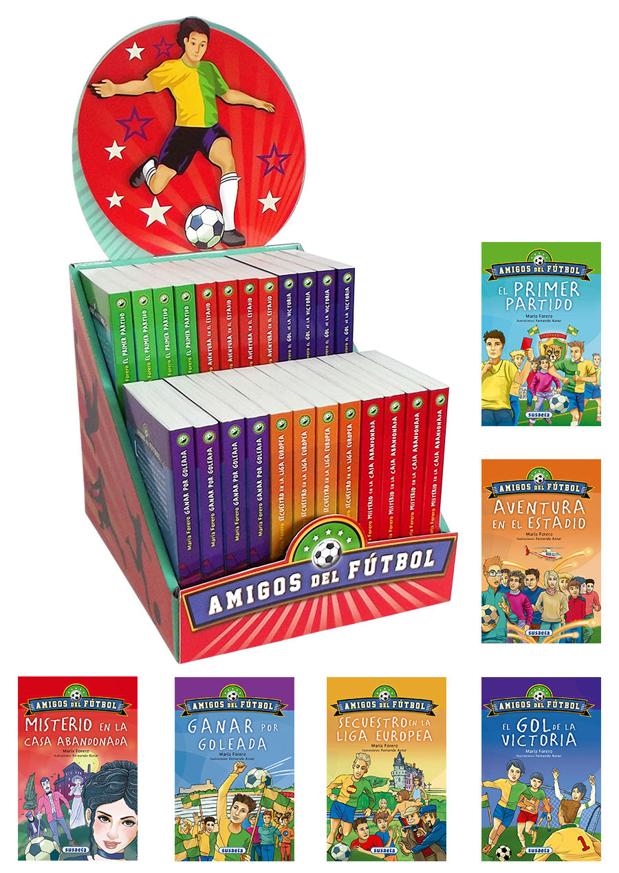 Expositor Amigos de fútbol (24 ejemplares)