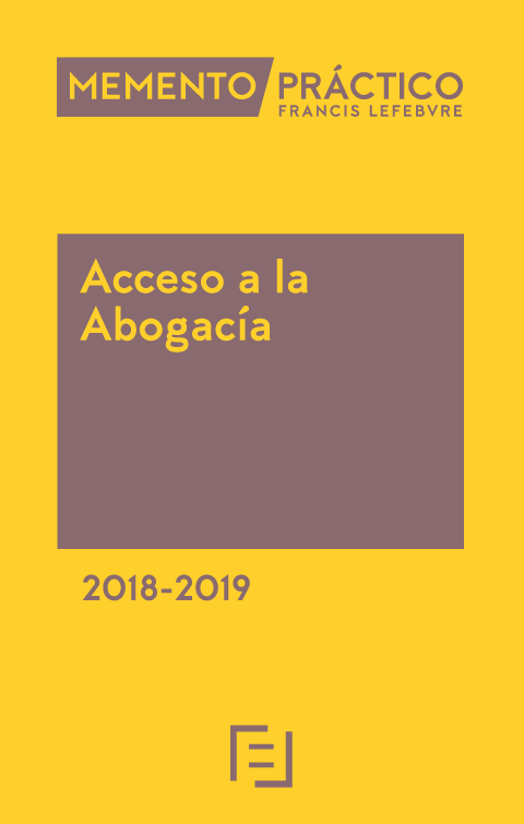 Memento Acceso a la Abogacía 2018-2019