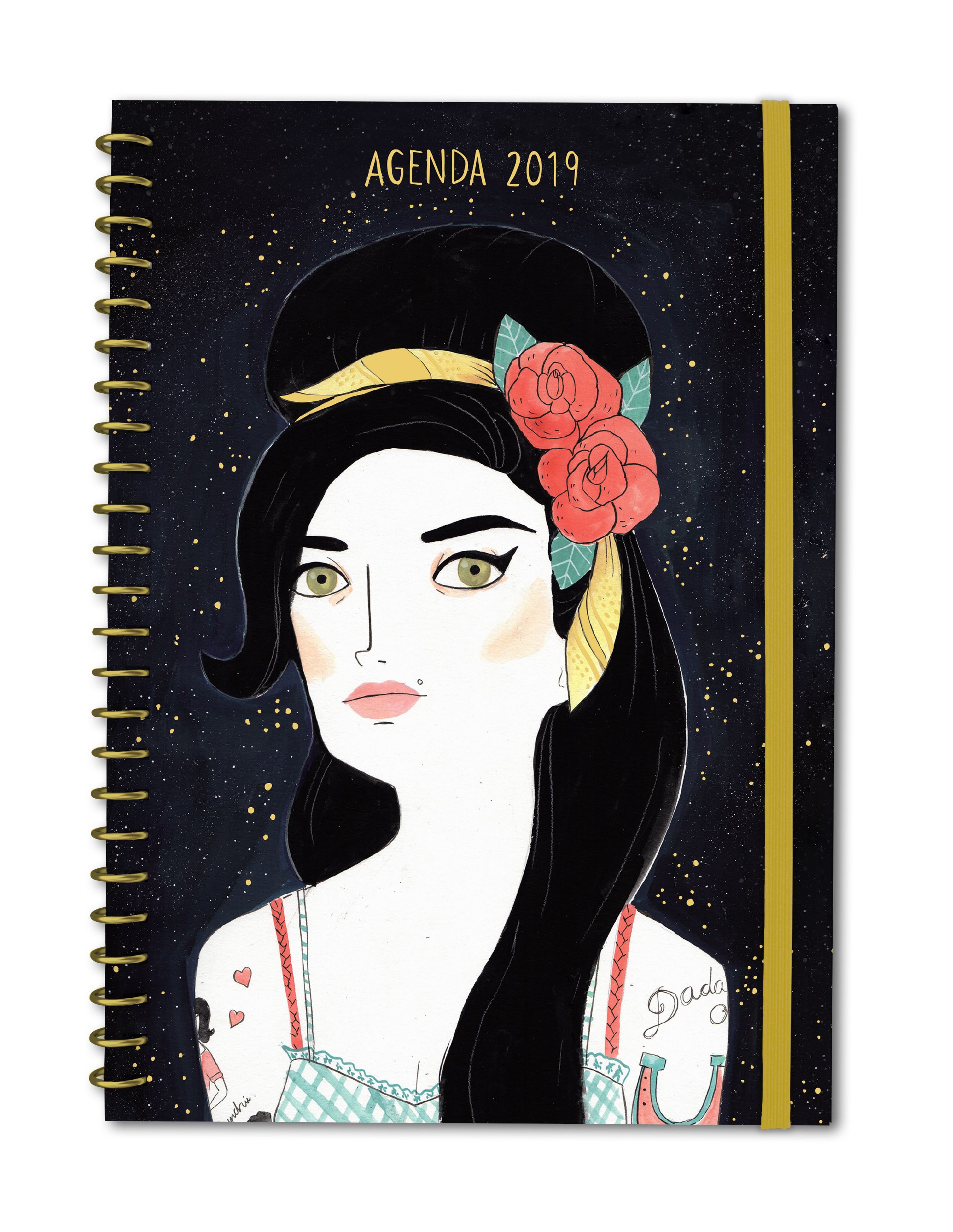 Agenda anual semana/vista María Hesse 2019