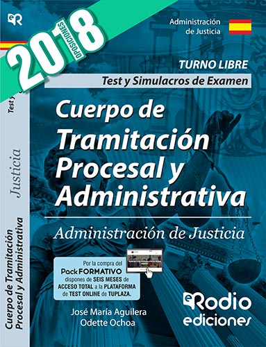 Test y Simulacros de Examen. Cuerpo de Tramitación Procesal y Administrativa. Administración de Justicia.