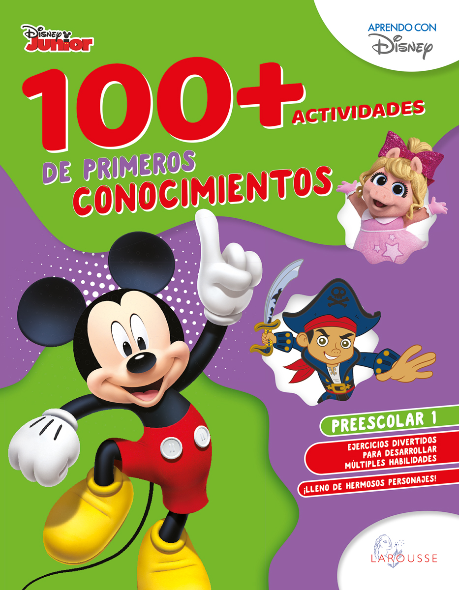 100+actividades de primeros conocimientos Disney. Preescolar 1