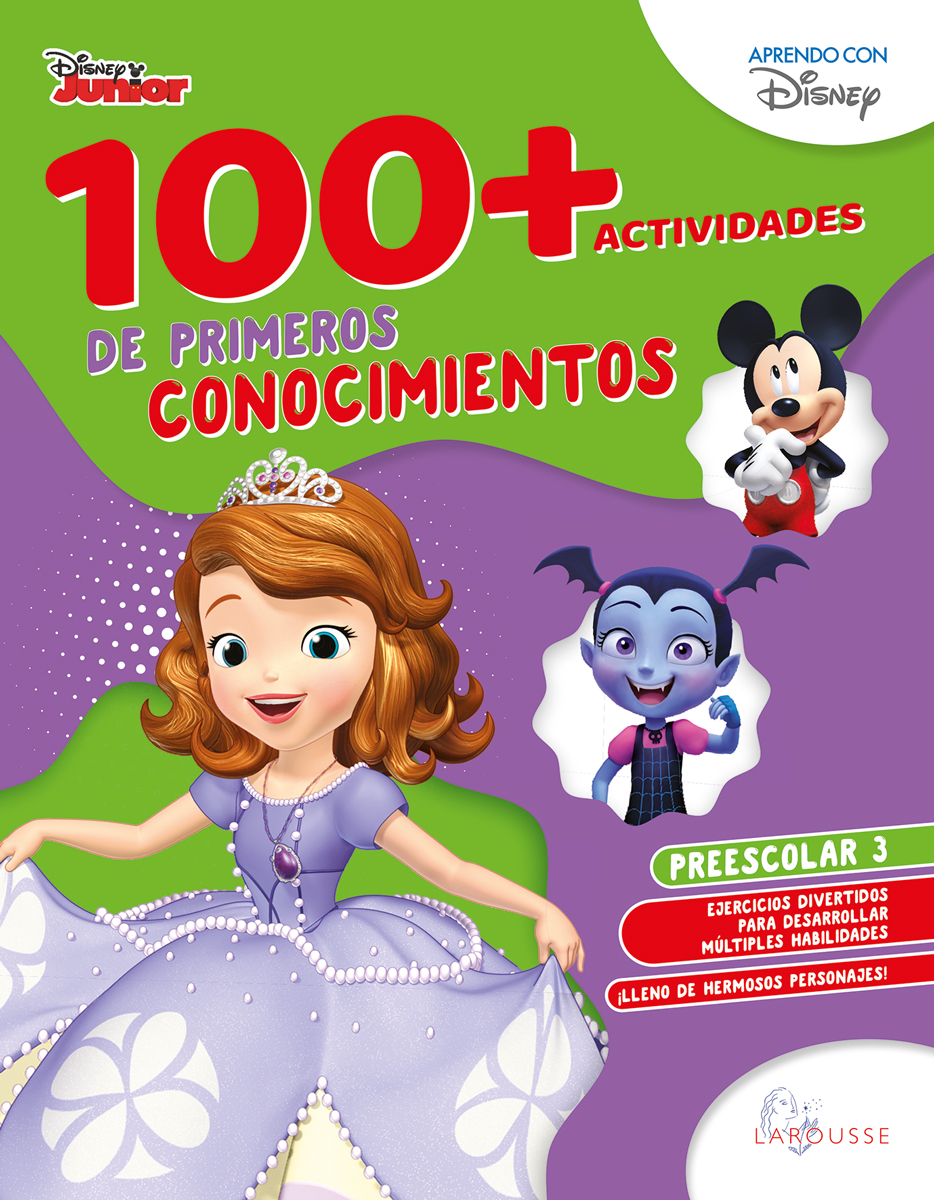 100+actividades de primeros conocimientos Disney. Preescolar 3