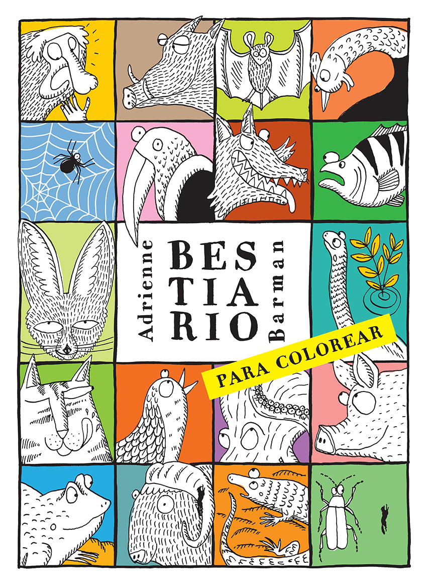 Bestiario para colorear ( Colección Adrienne Barman )