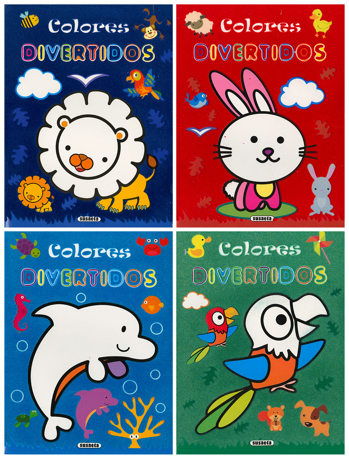 Colores divertidos (4 títulos)