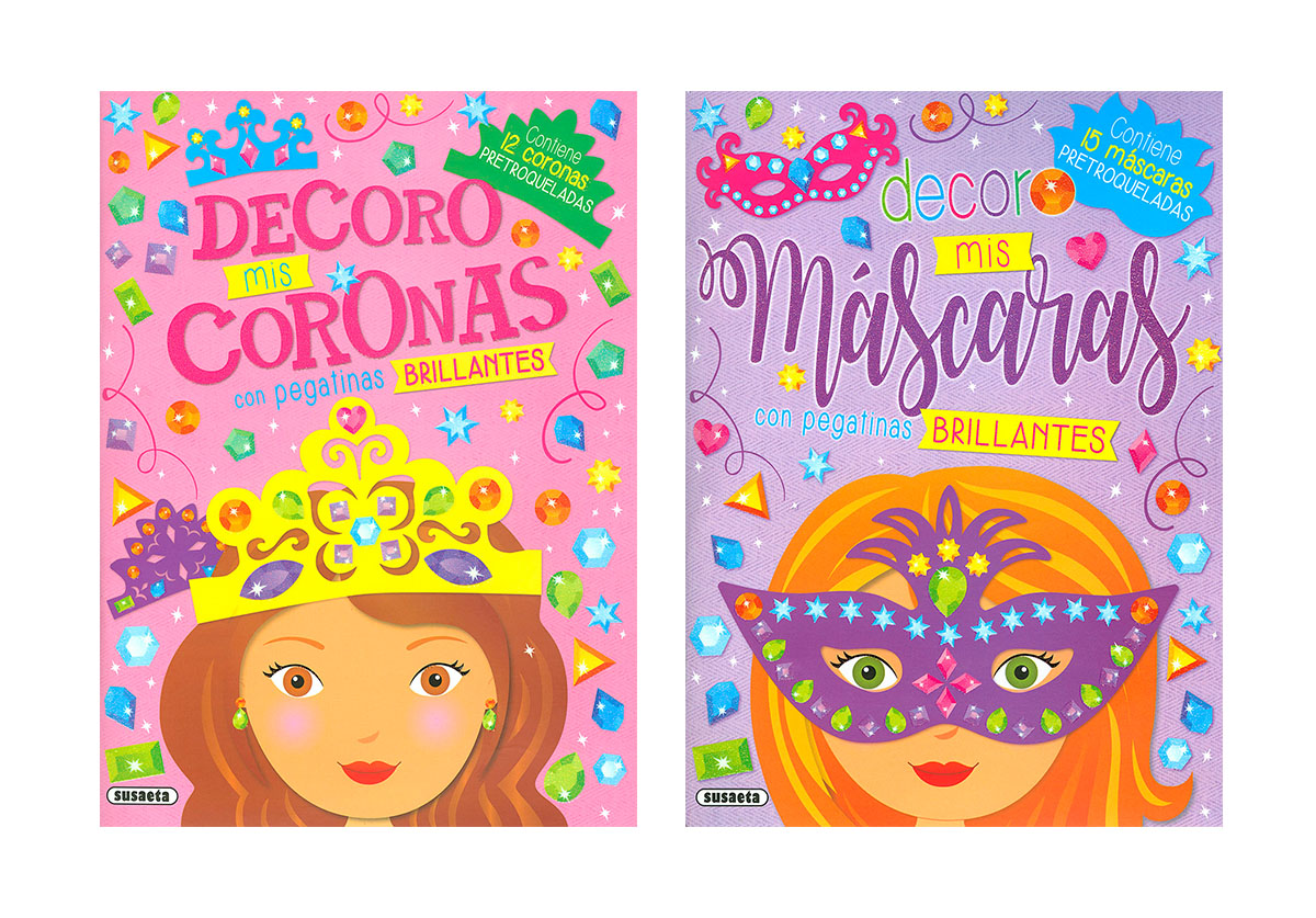 Decoro con pegatinas (2 títulos)