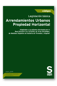 Legislación básica. Arrendamientos Urbanos-Propiedad Horizontal