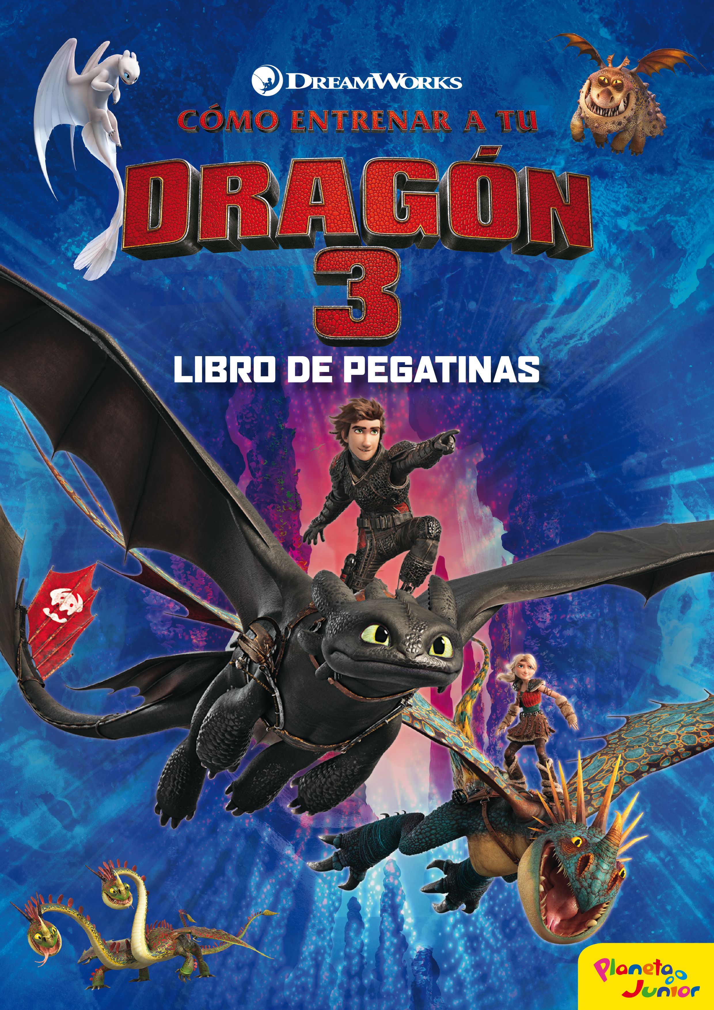 Cómo entrenar a tu dragón 3. Libro de pegatinas