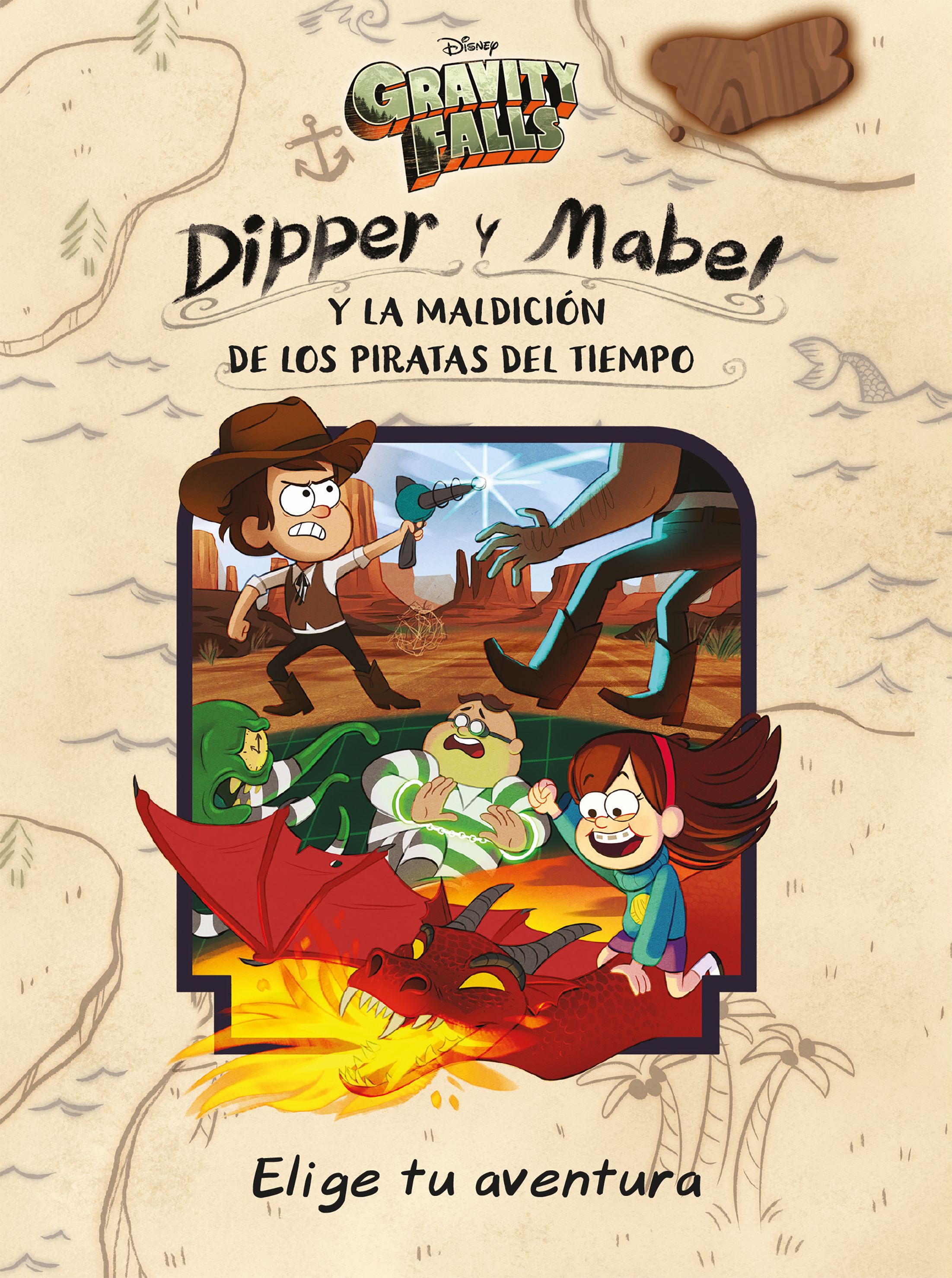 Gravity Falls. Dipper y Mabel y la maldición de los piratas del tiempo