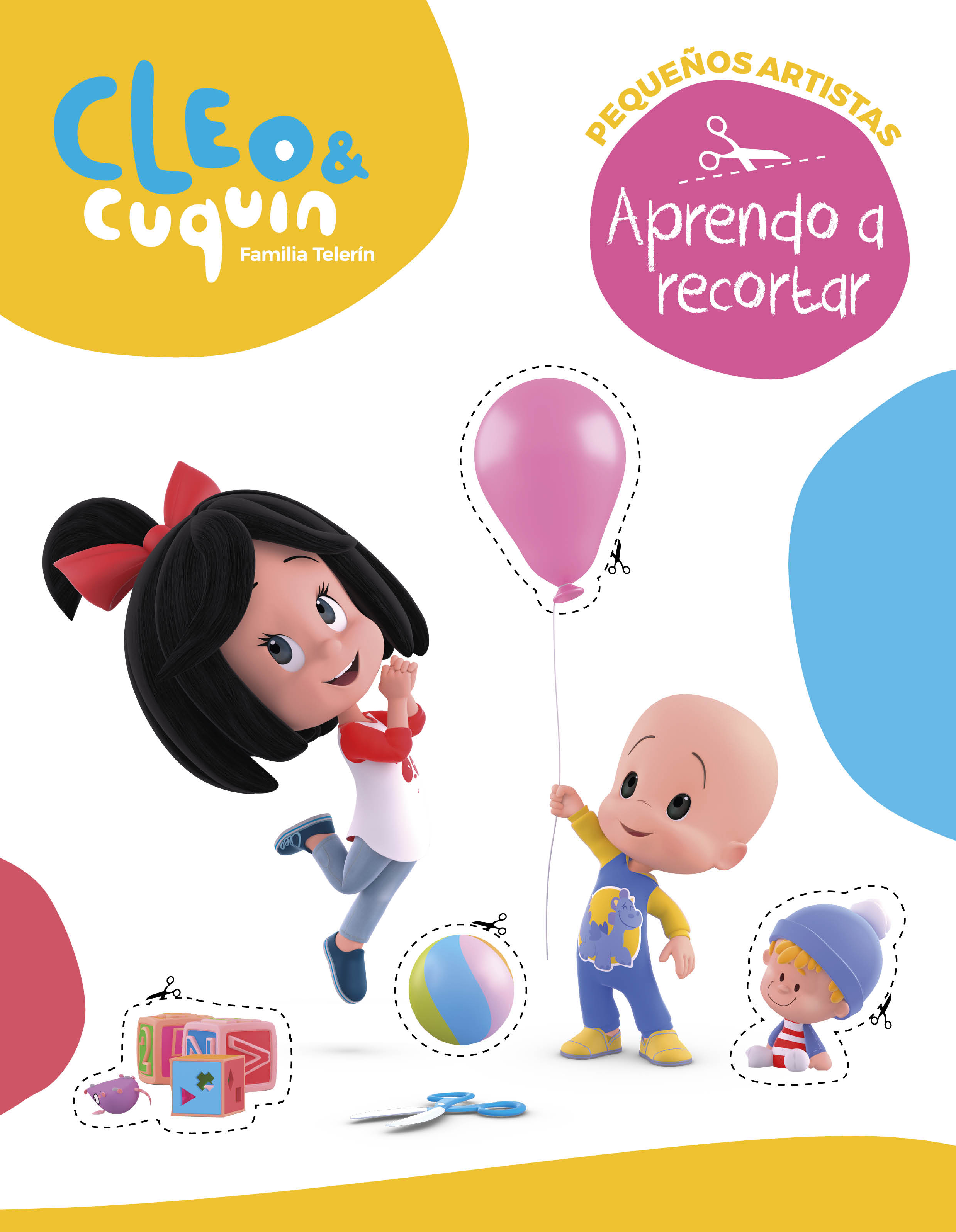 Cleo y Cuquín, Familia Telerín. Cuaderno de vacaciones - Aprendo a recortar