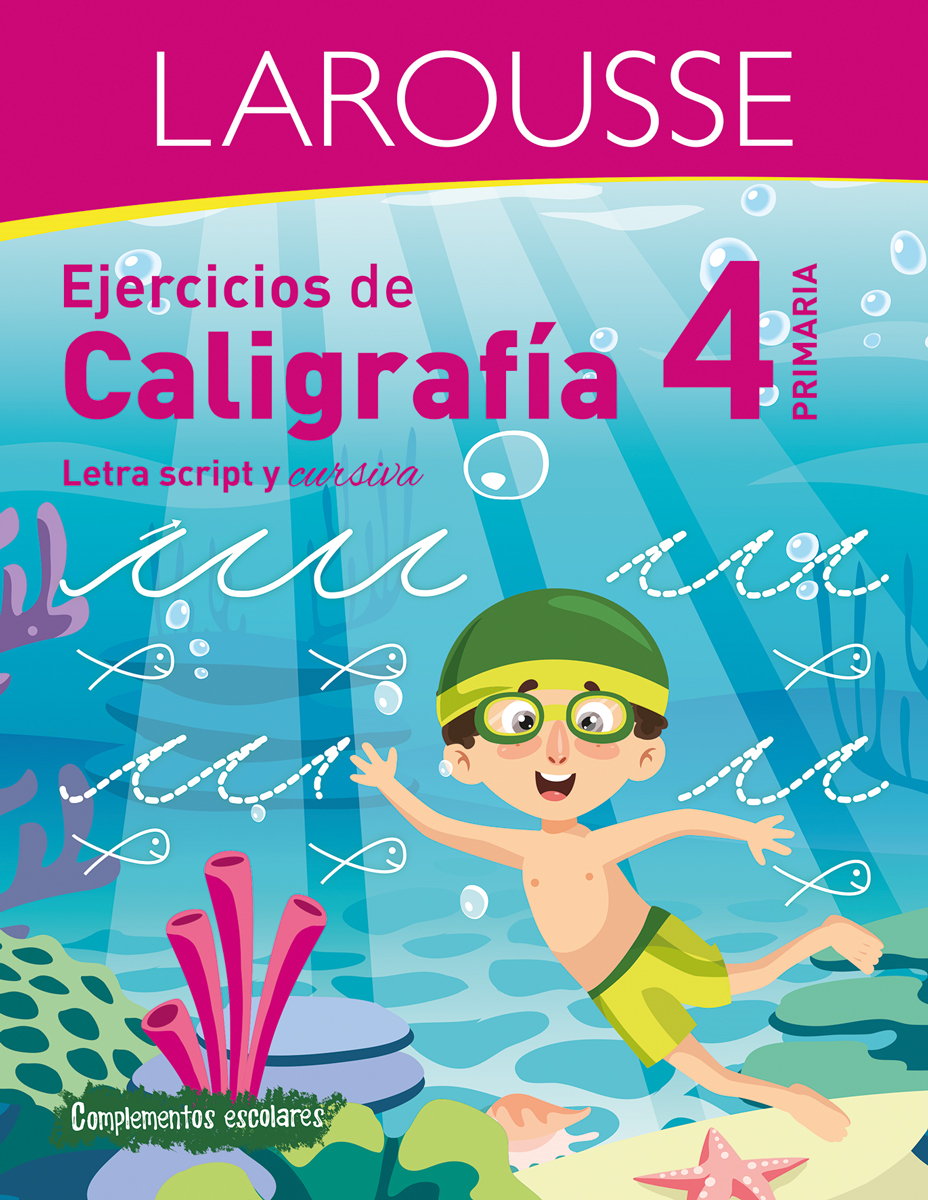 Ejercicios de Caligrafía 4° de primaria