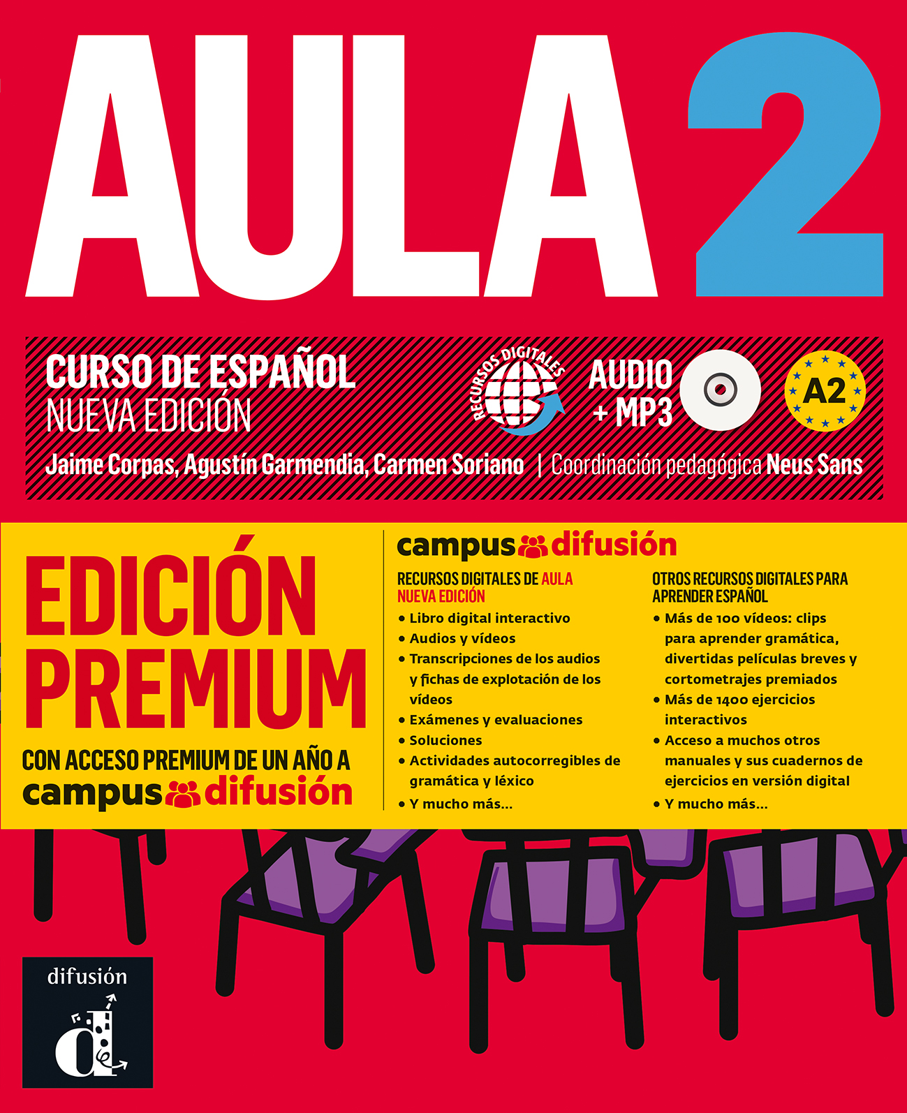 Aula Nueva Edición 2 Premium libro del alumno + CD