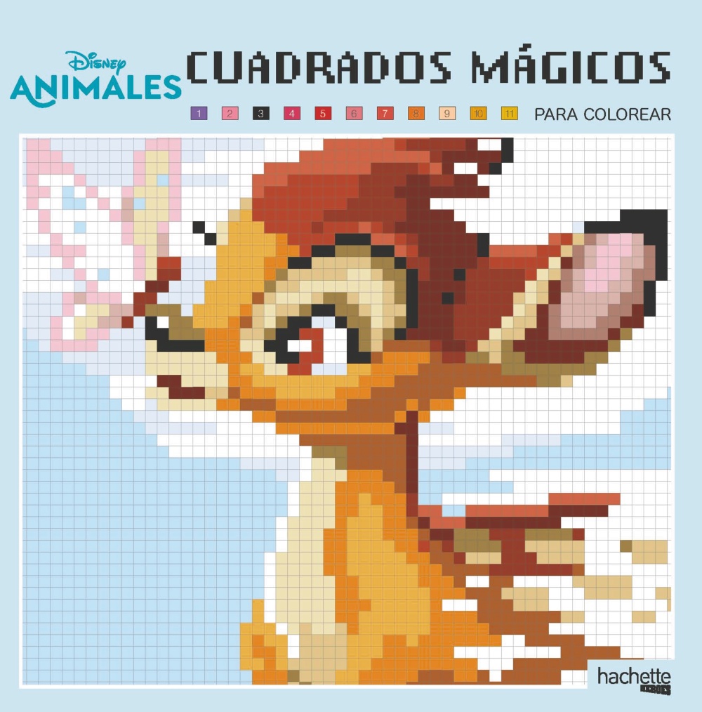 Cuadrados mágicos. Animales Disney