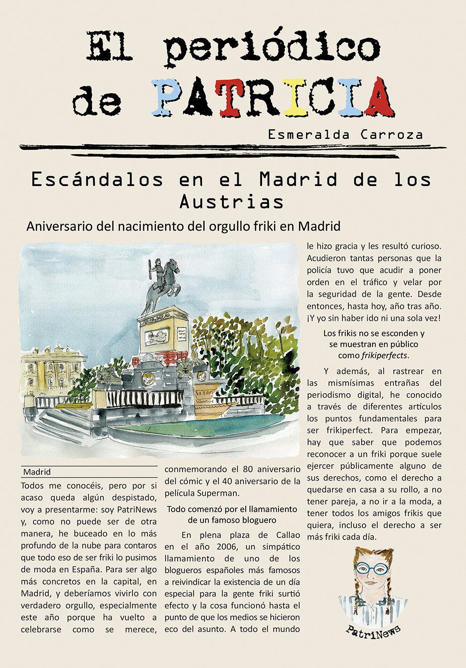 El periódico de Patricia 2. Escándalos en el Madrid de los Austrias