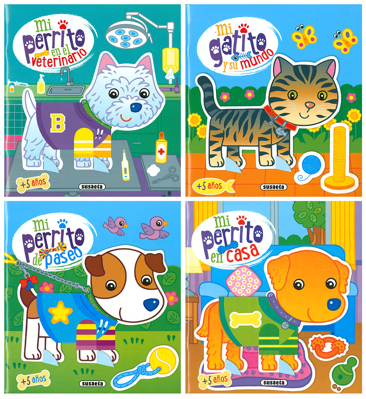 Cuido a mis mascotas (4 títulos)