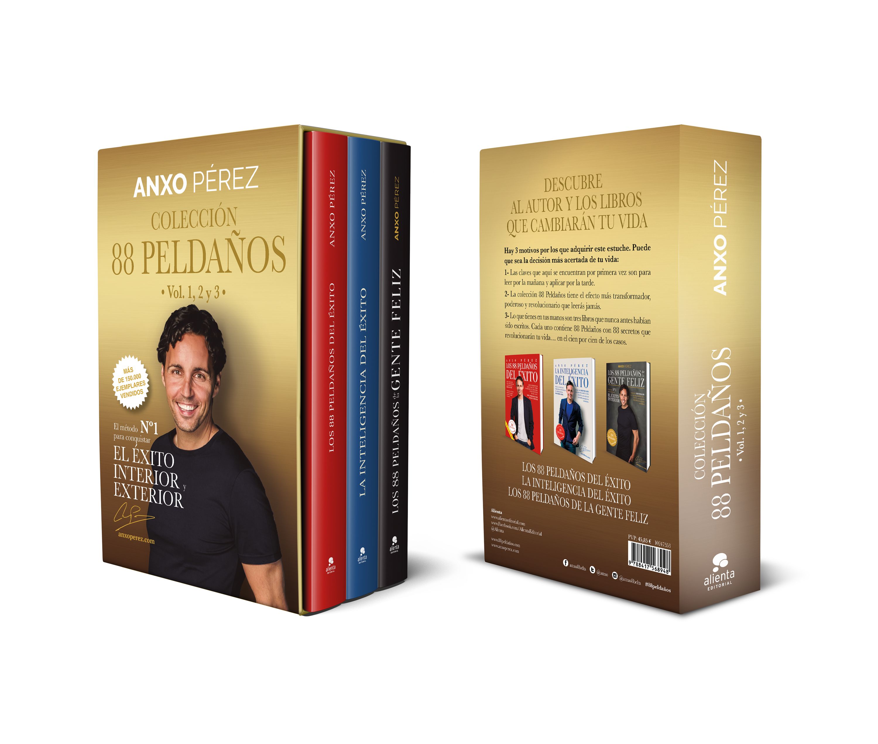 Estuche Colección 88 peldaños de Anxo Pérez - vols. 1, 2 y 3