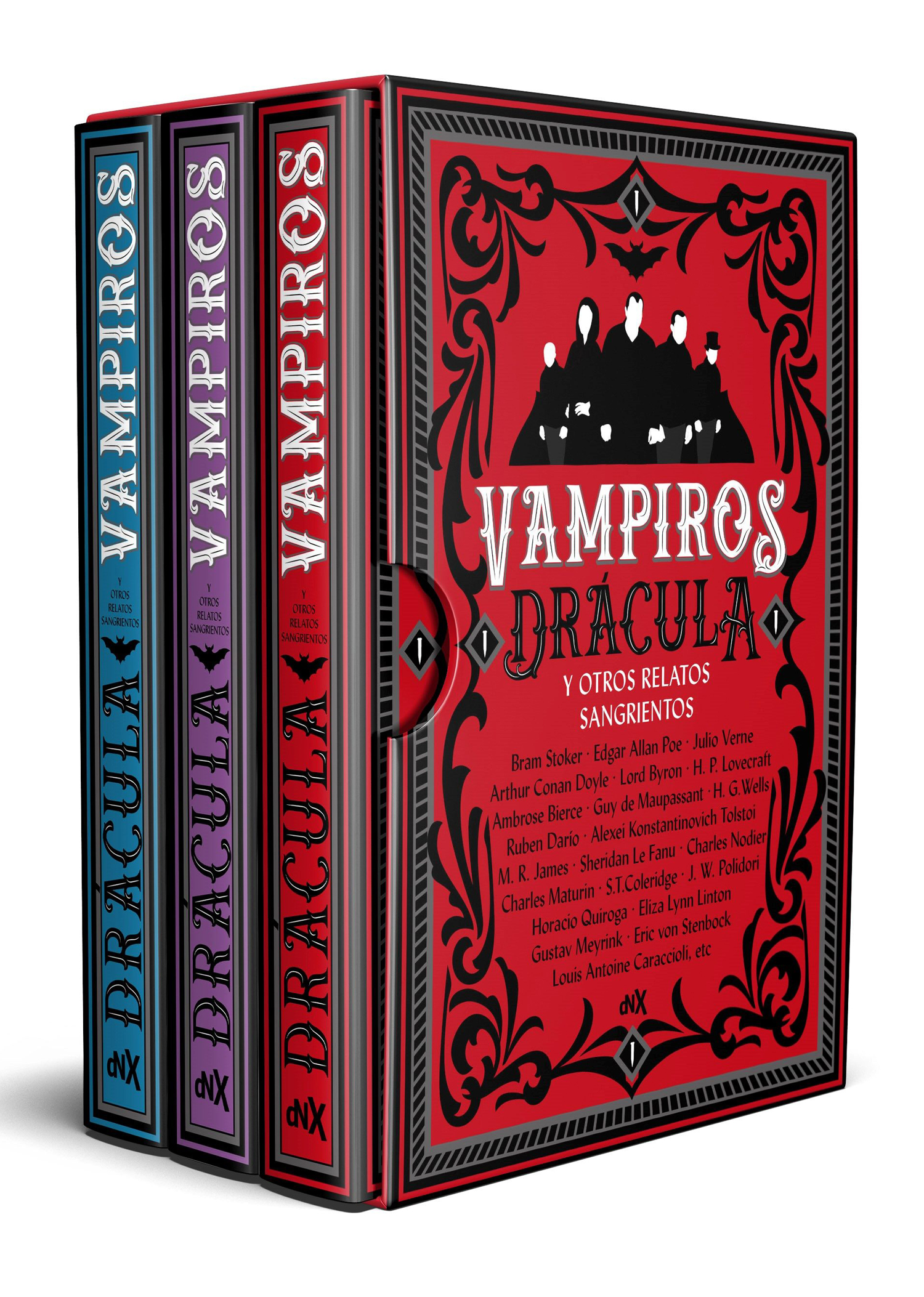 Paquete Vampiros: Drácula y otros relatos sangrientos (3 volúmenes)