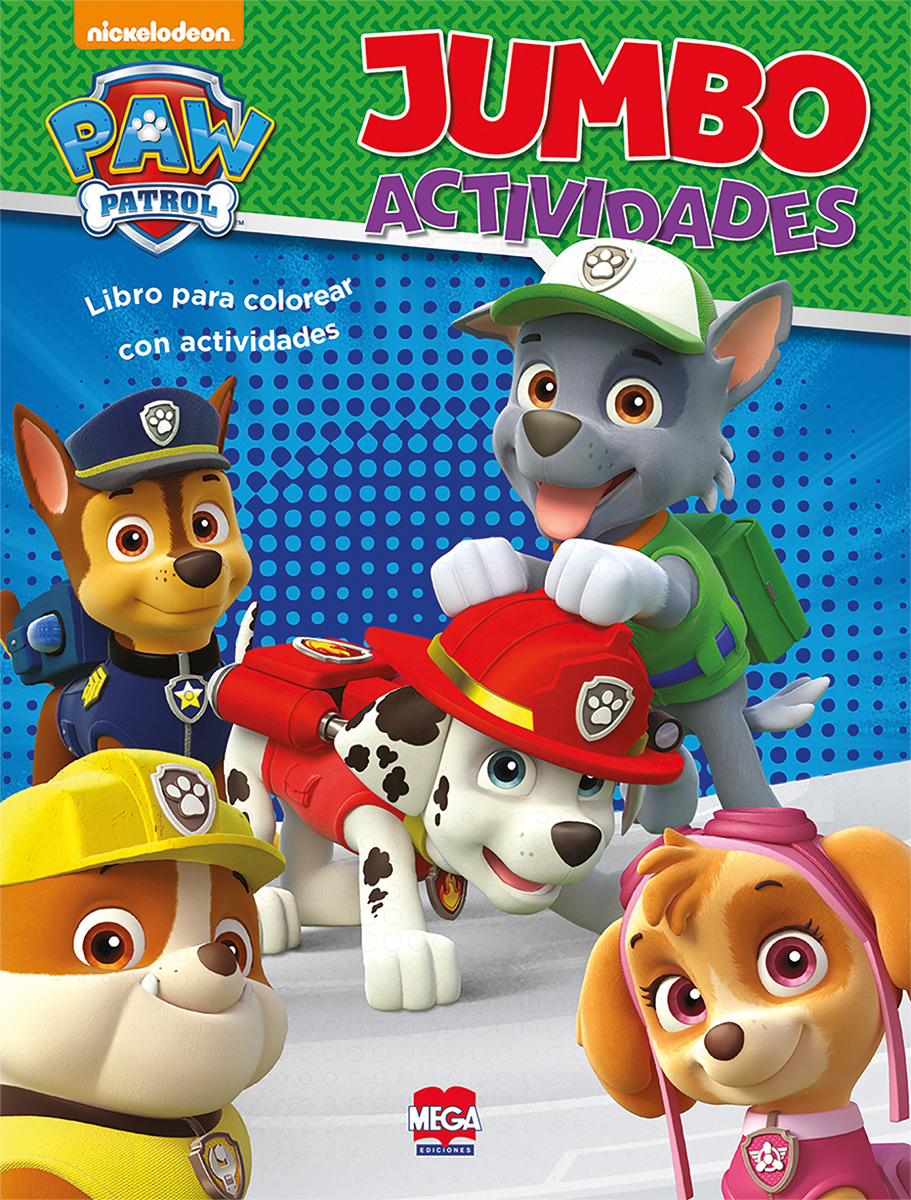 Jumbo Paw Patrol. Libro para colorear con actividades