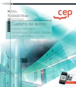 Cuaderno del alumno. Limpieza, tratamiento y mantenimiento de suelos, paredes y techos en edificios y locales (MF0972_1). Certificados de profesionalidad. Limpieza de superficies y mobiliario en edificio y locales (SSCM0108)