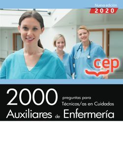 2000 preguntas para Técnicos/as en Cuidados Auxiliares de Enfermería