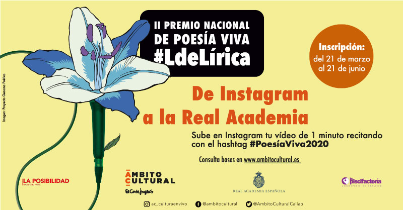 Participa en la II Edición del Premio Nacional de Poesía Viva #LdeLírica