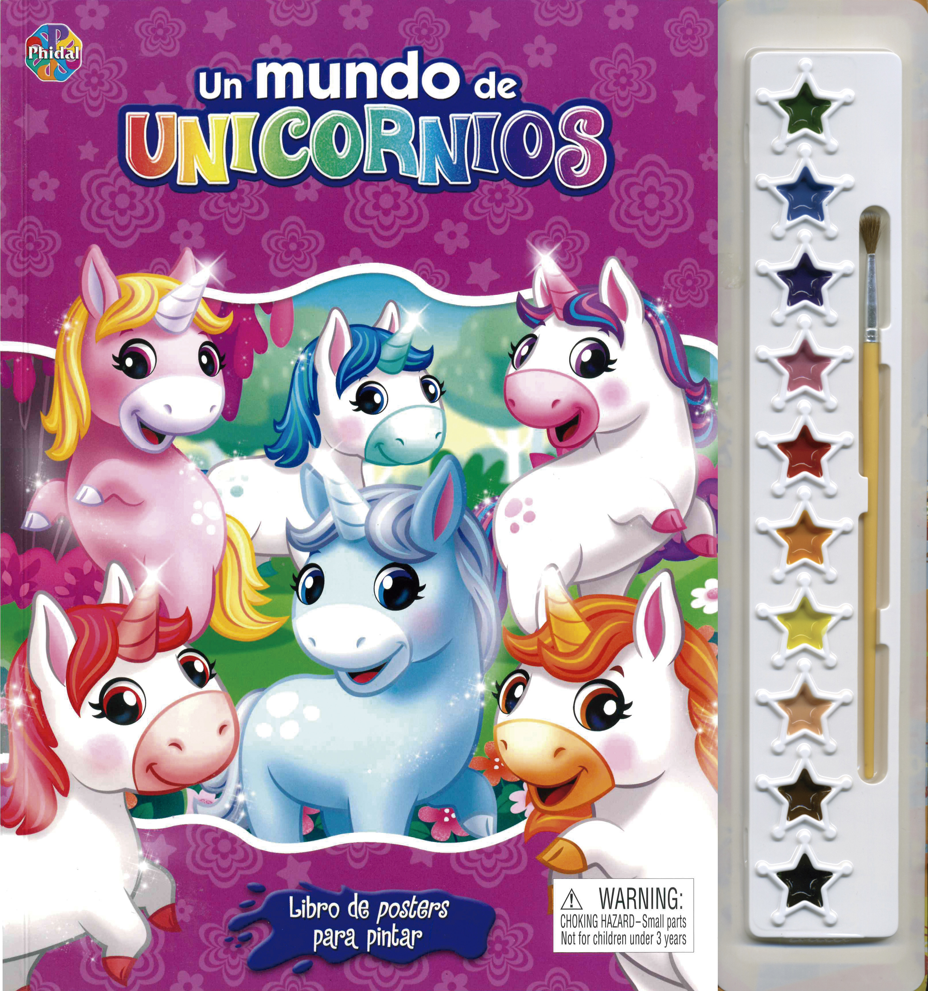 Libros De Posters Para Pintar: Un Mundo De Unicornios