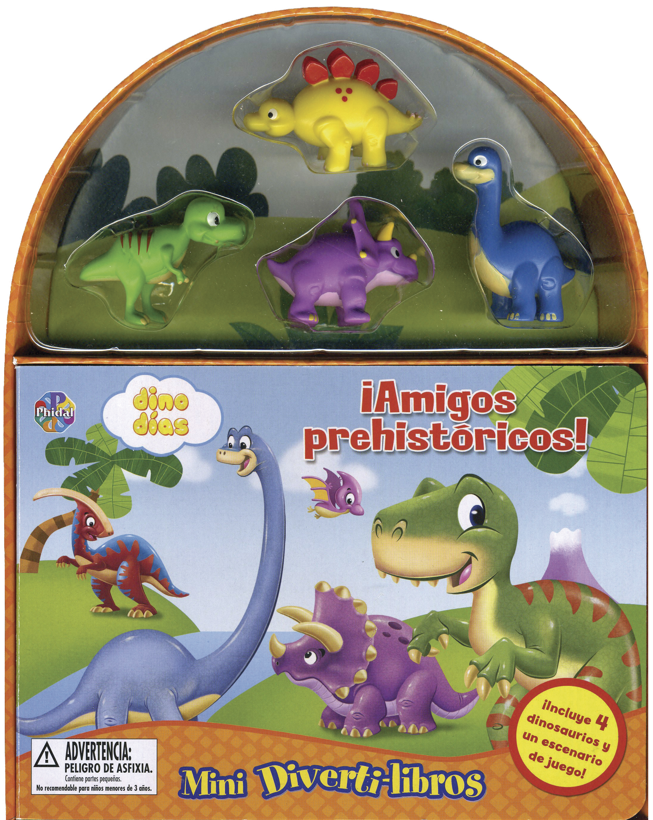 Mini Divertilibros: ¡Amigos Prehistoricos!