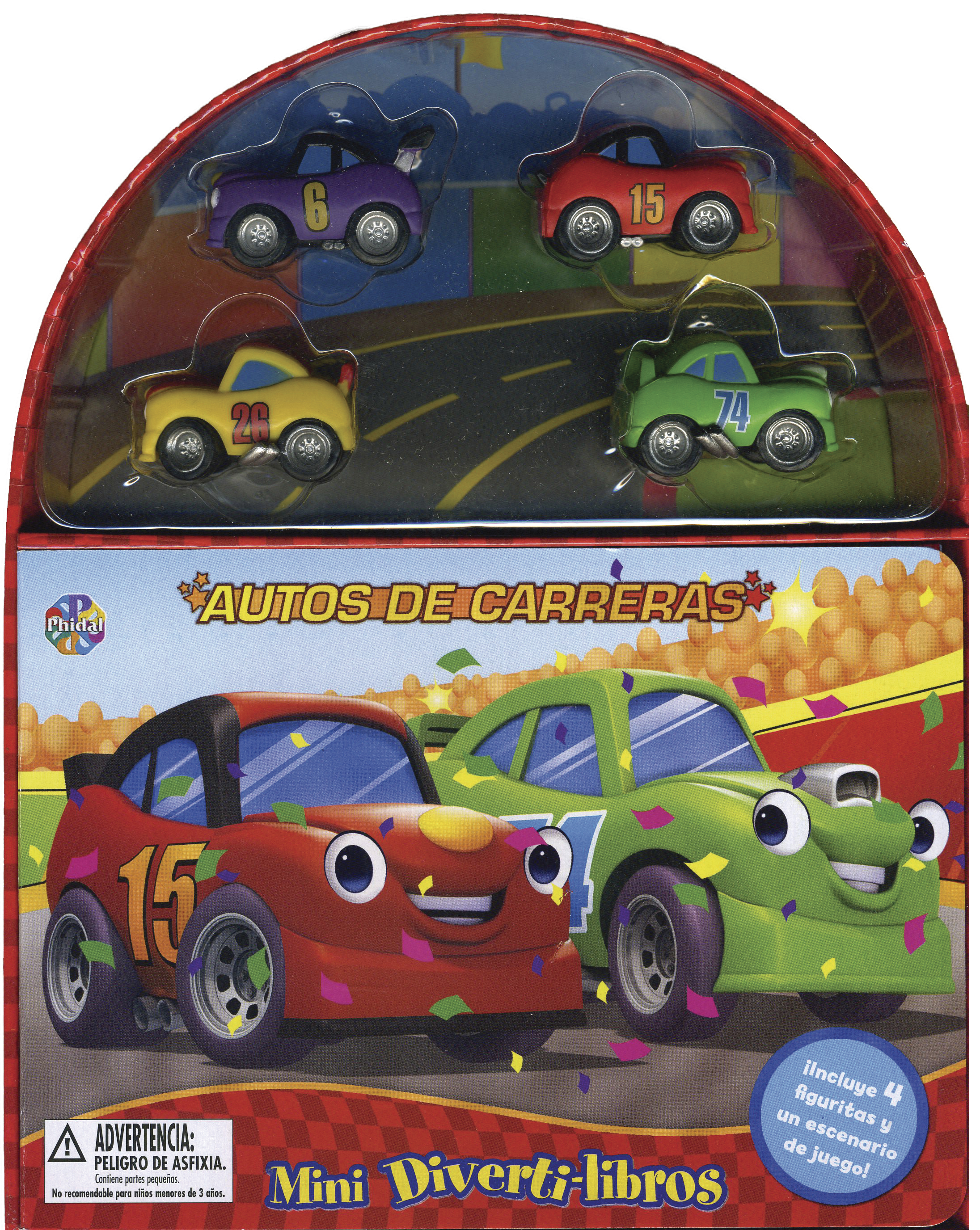 Mini Divertilibros: Autos De Carreras