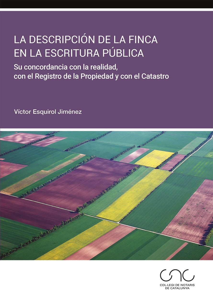 La descripción de la finca en la escritura pública