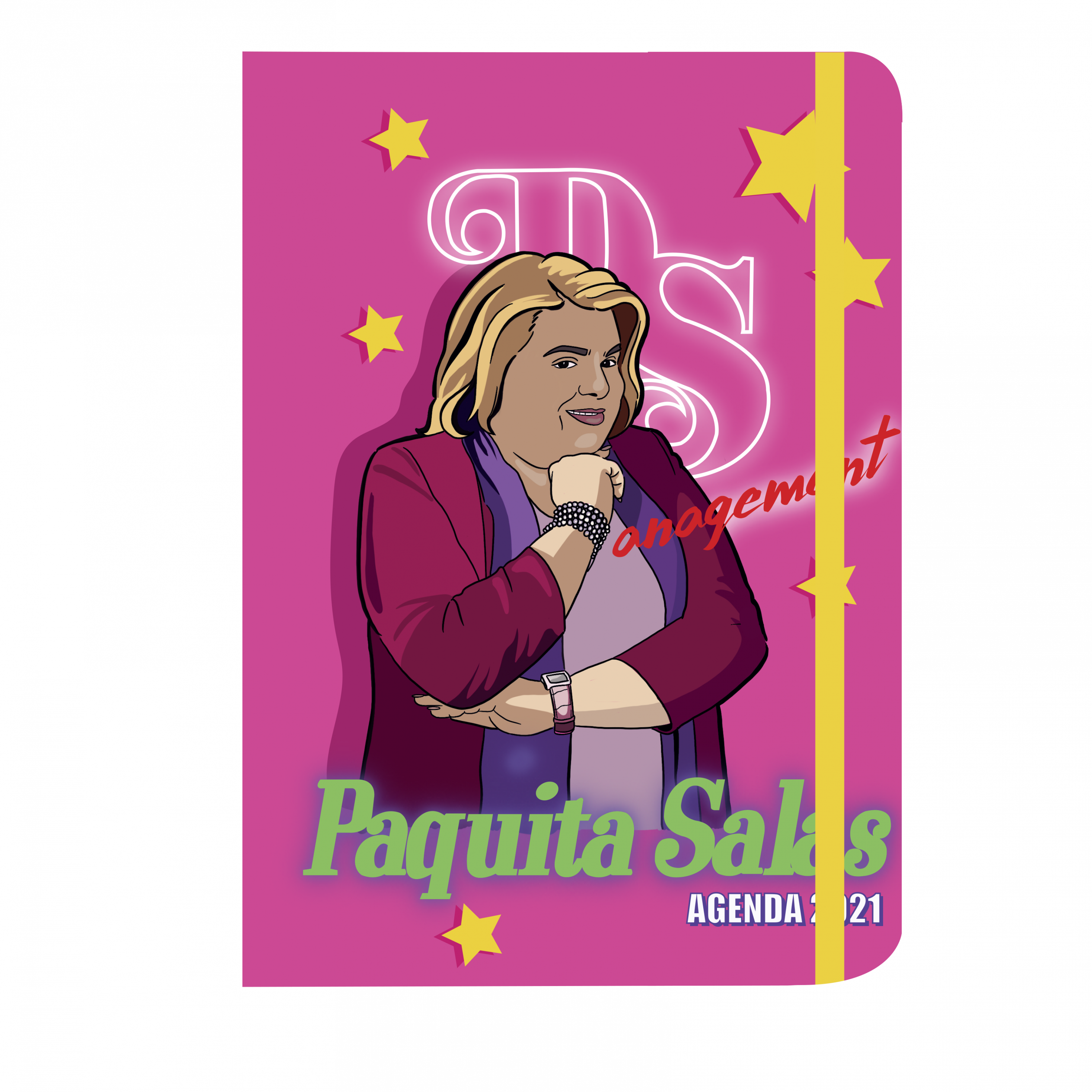 Agenda anual bolsillo 2021 Paquita Salas