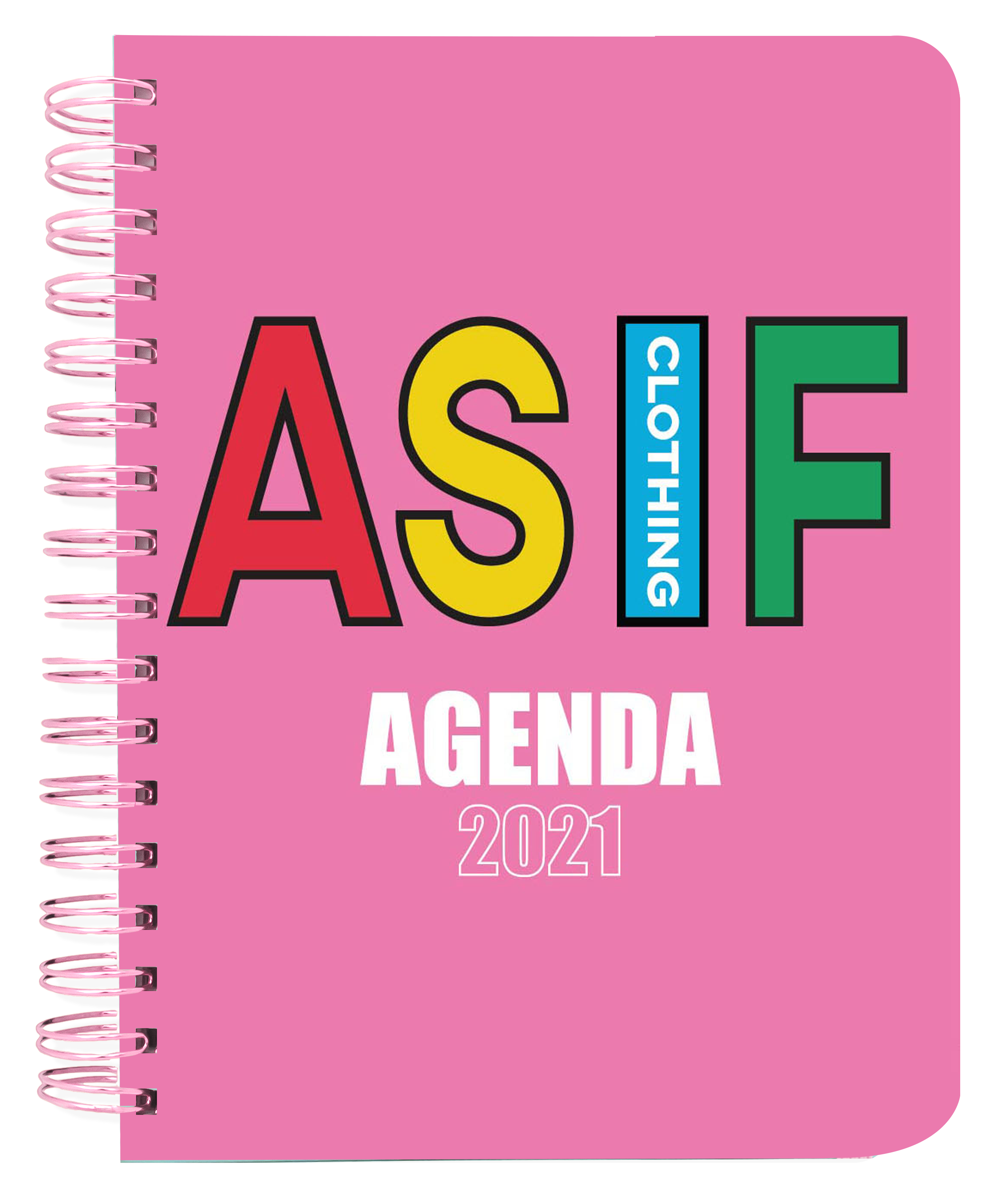 Agenda anual semana vista 2021 AS IF